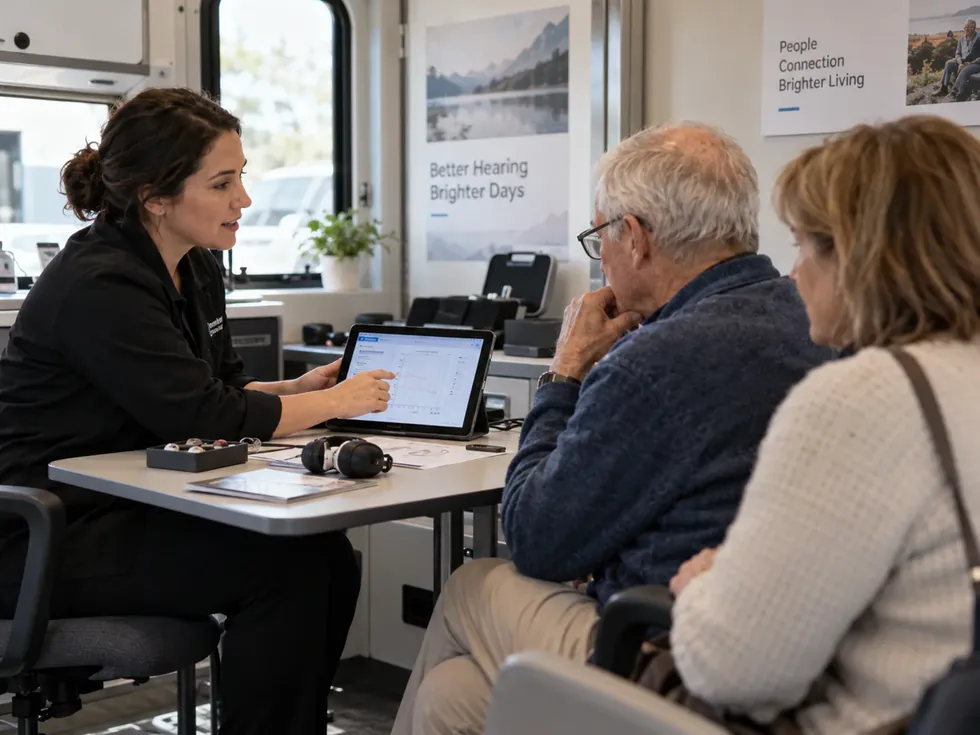 Échange sur l’audition avec une personne âgée